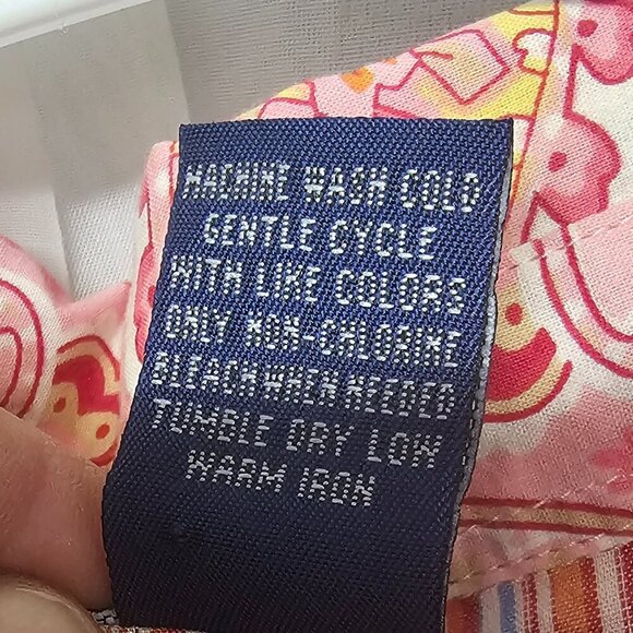 Vintage Charter Club Pink Paisley Blouse Boho Hippie Retro 12 - Picture 10 of 11